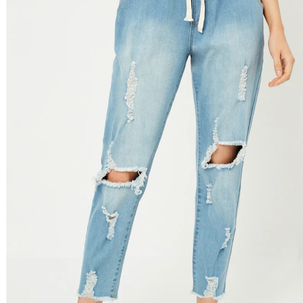Hayden Distressed Light Blue Women's Jeans
